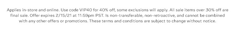 Sale Terms