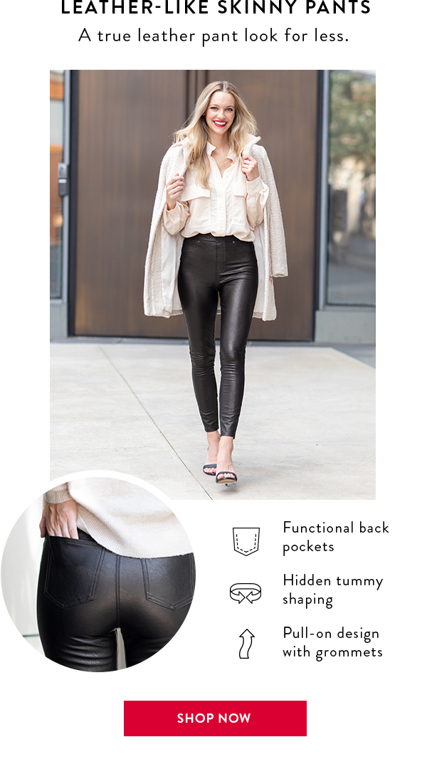 Leather-like Pants 